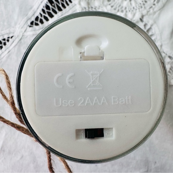 Decorative Mason Jar with LED Lights Handcrafted - Picture 8 of 9